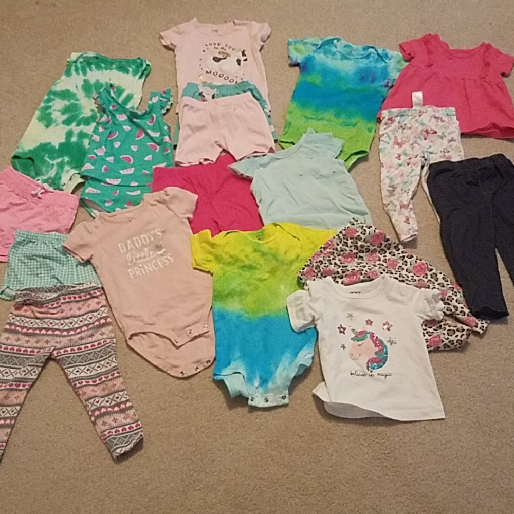 Spring/summer baby girl lot, 18 & 24 months